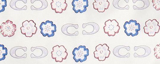 茶香玫瑰印花真絲菱形圍巾