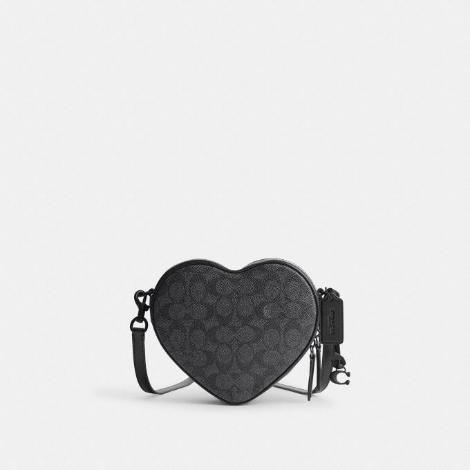 COACH Official Site Official page | HEART CROSSBODY IN SIGNATURE 