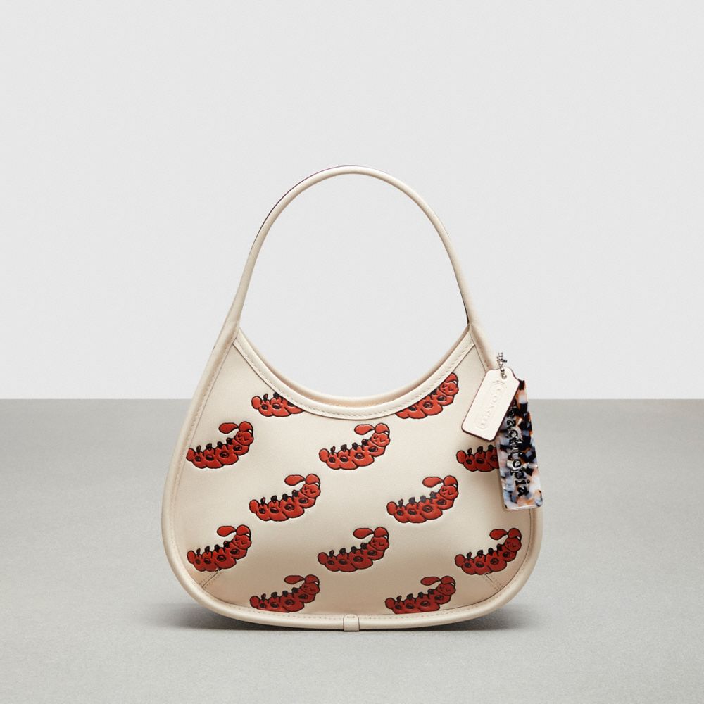 Ergo Bag In Coachtopia Leather With Sleepy Caterpillar Print - CQ826 - Cloud Multi