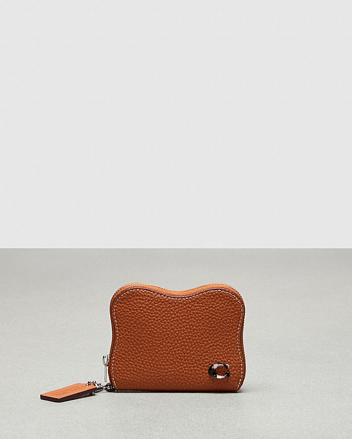 Wavy Zip Around Wallet In Coachtopia Leather