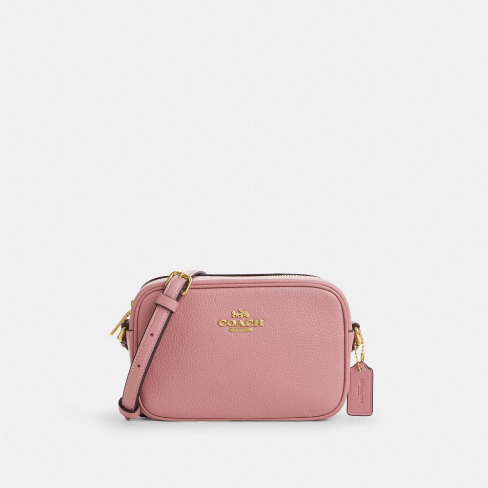 COACH CQ875 Mini Jamie Camera Bag Gold/True Pink