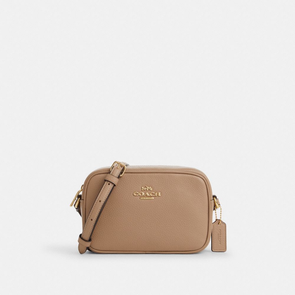 COACH CQ875 Mini Jamie Camera Bag GOLD/TAUPE