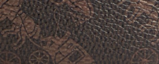 AVERY 馬車主題圖案印花單肩手袋