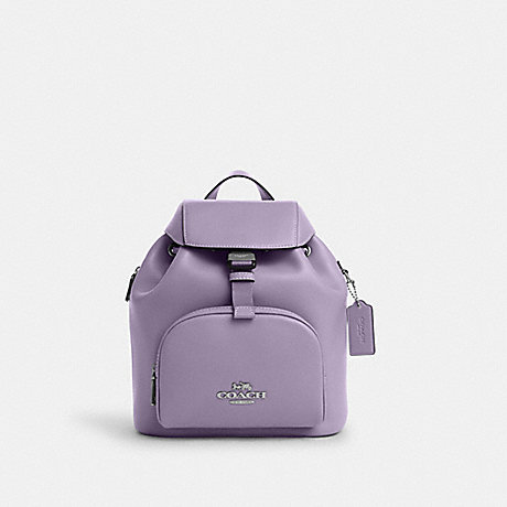 COACH CR100 Pace Backpack Silver/Light-Violet