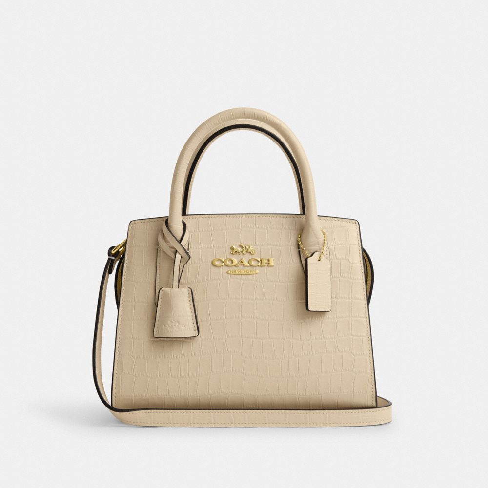 COACH CR105 Andrea Carryall GOLD/IVORY