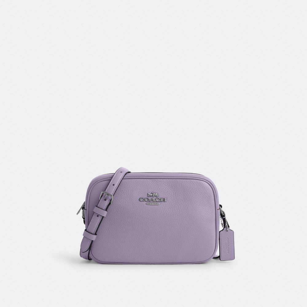 COACH CR110 Jamie Camera Bag SILVER/LIGHT VIOLET