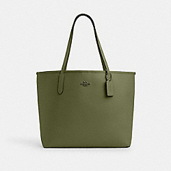 City Tote Bag - CR111 - Gunmetal/Military Green