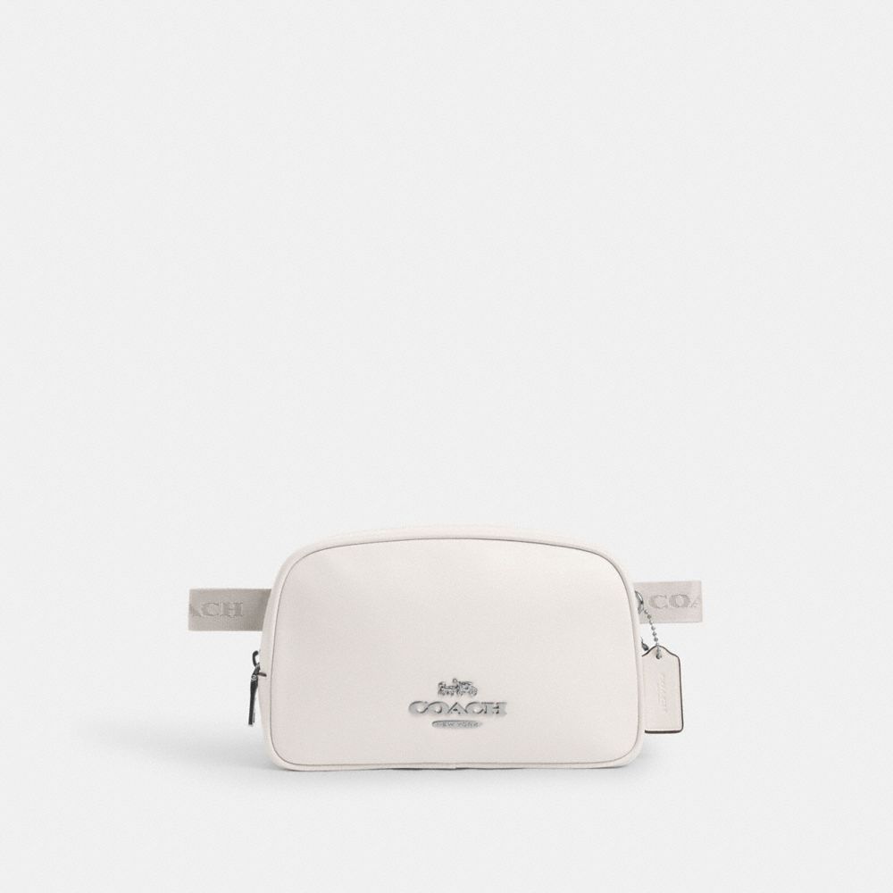 COACH CR136 Pace Belt Bag SILVER/CHALK