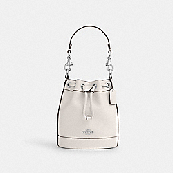 Mini Bucket Bag - CR144 - Silver/Chalk