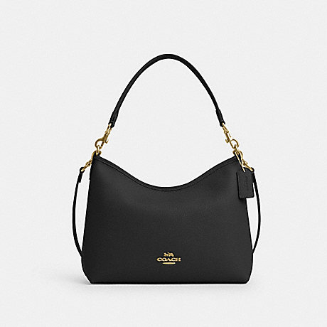 COACH CR148 Laurel Shoulder Bag Gold/Black