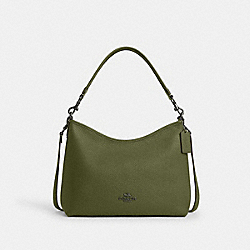 Laurel Shoulder Bag - CR148 - Gunmetal/Military Green