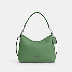 COACH CR148 Laurel Shoulder Bag SILVER/SOFT GREEN