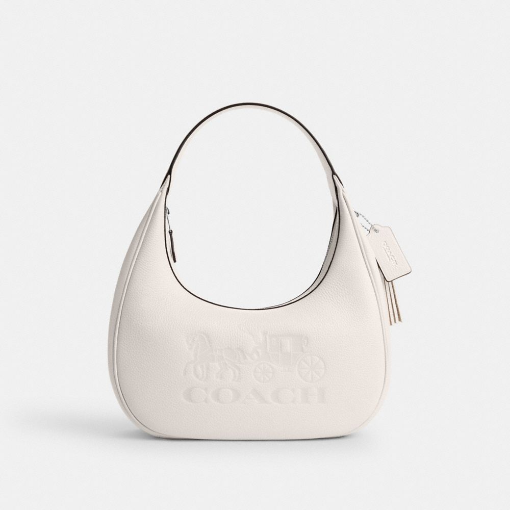 Carmen Shoulder Bag - CR151 - Silver/Chalk