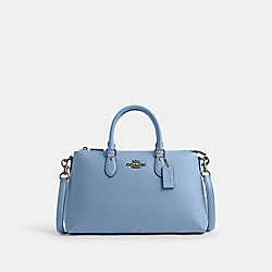 Georgia Satchel - CR156 - Gunmetal/Cornflower