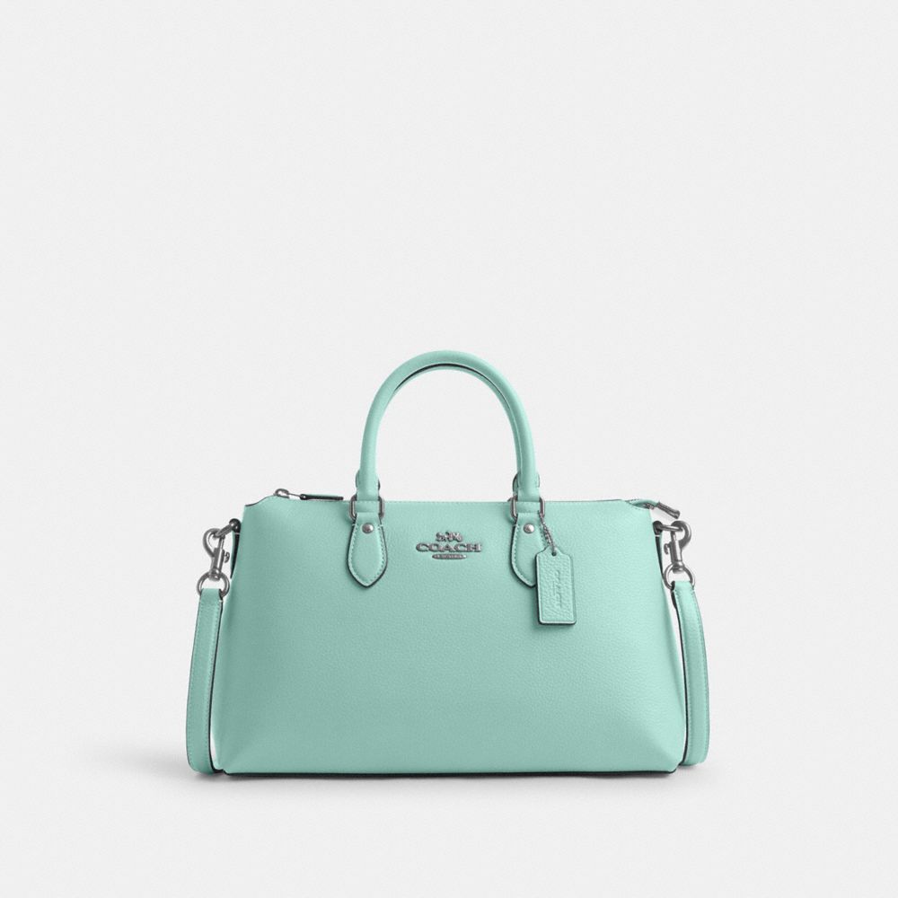 COACH CR156 Georgia Satchel SV/FADED BLUE