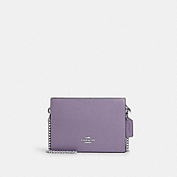 COACH CR238 Slim Crossbody SILVER/LIGHT VIOLET