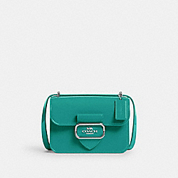 Morgan Square Crossbody Bag - CR287 - Silver/Soft Green