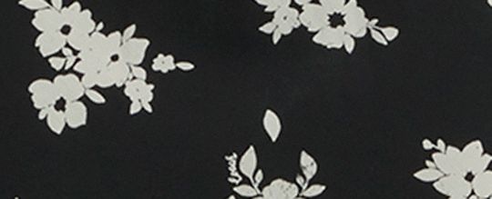 長版花卉波浪荷葉連身裙