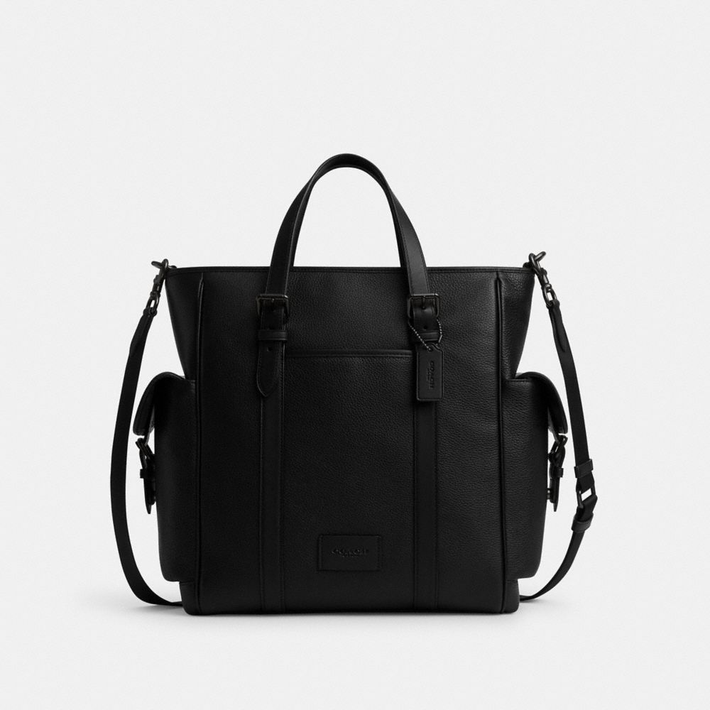 COACH CR324 Sprint Tote BLACK COPPER FINISH/BLACK/BLACK