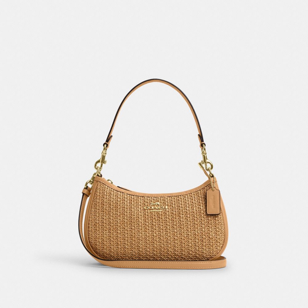 COACH CR350 Teri Shoulder Bag Im/Latte-Multi