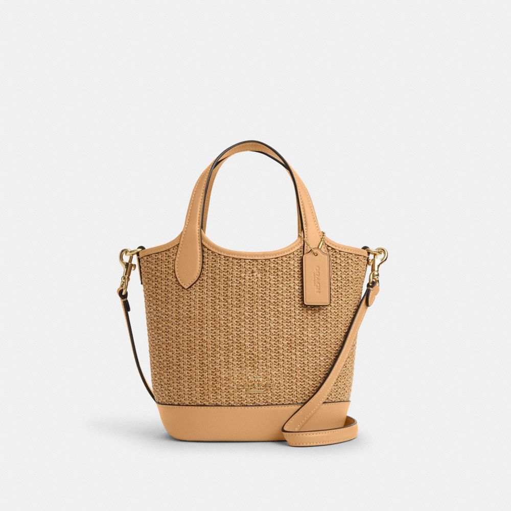 COACH CR351 Hanna Bucket Bag IM/LATTE MULTI