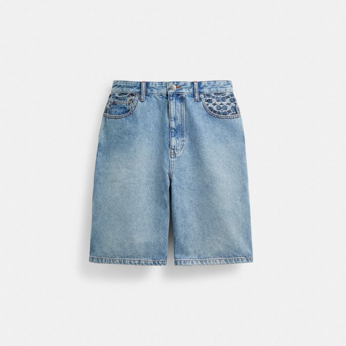 DENIM SHORTS