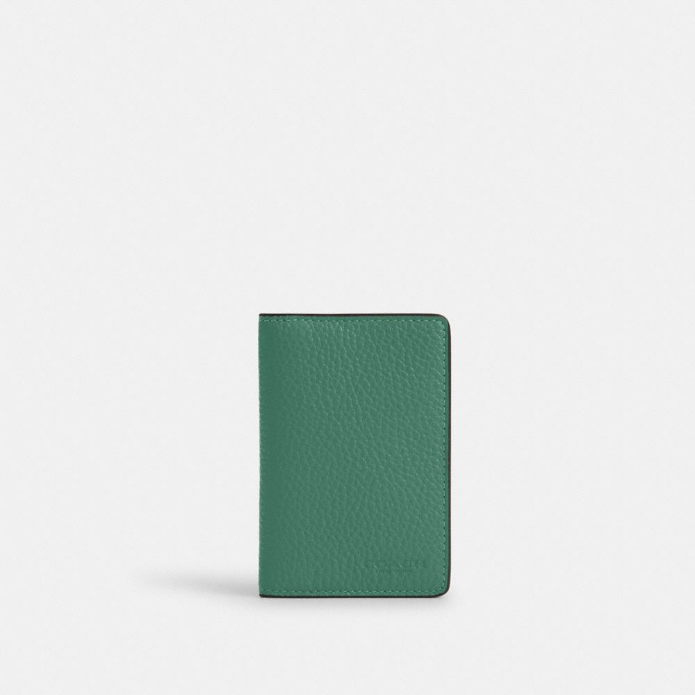 Id Wallet In Colorblock - CR382 - Black Antique Nickel/Bright Green/Light Violet