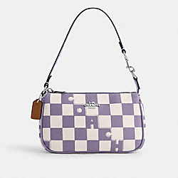 Nolita 19 With Checkerboard Print - CR394 - Silver/Light Violet/Chalk