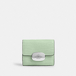 Eliza Small Wallet - CR395 - Silver/Pale Green