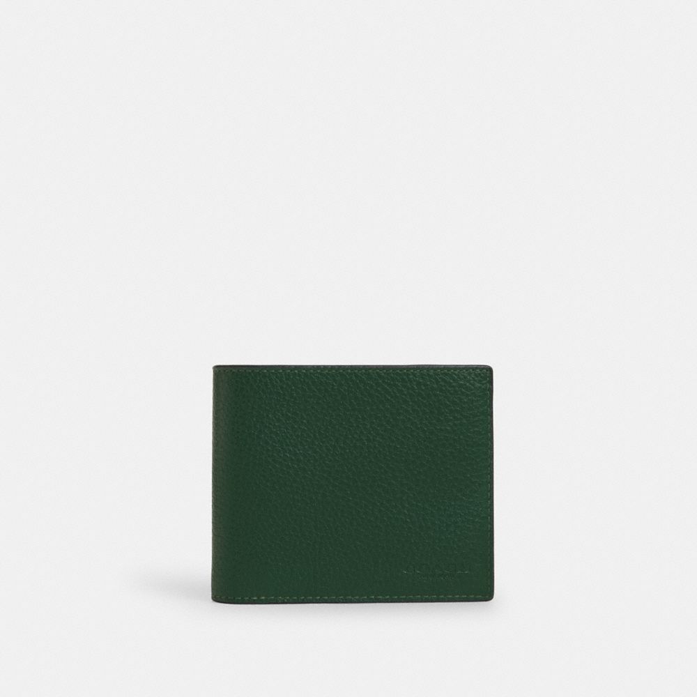 COACH CR398 3 In 1 Wallet HUNTER GREEN