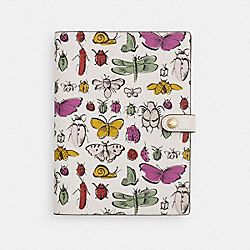 Notebook With Creature Print - CR422 - Gold/Chalk Multi