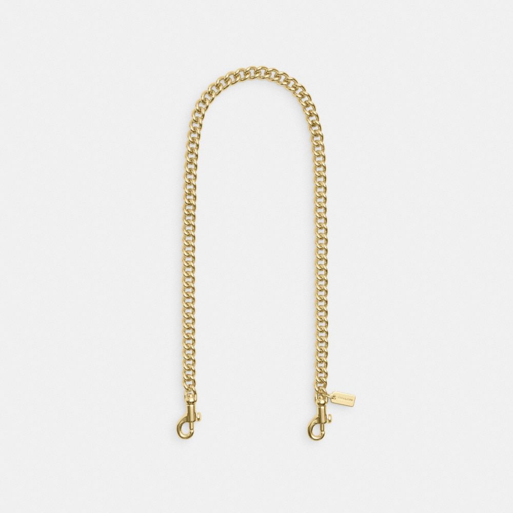 COACH CR456 Chain Shoulder Strap Gold/Gold