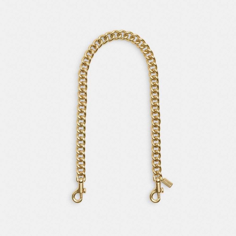 COACH CR457 Chunky Chain Shoulder Strap GOLD/GOLD