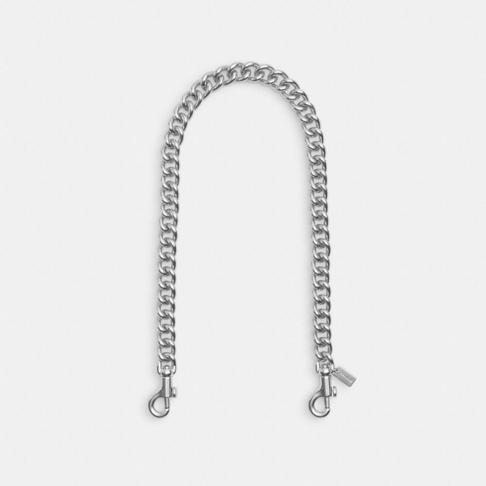 Chunky Chain Shoulder Strap - CR457 - Silver/Silver