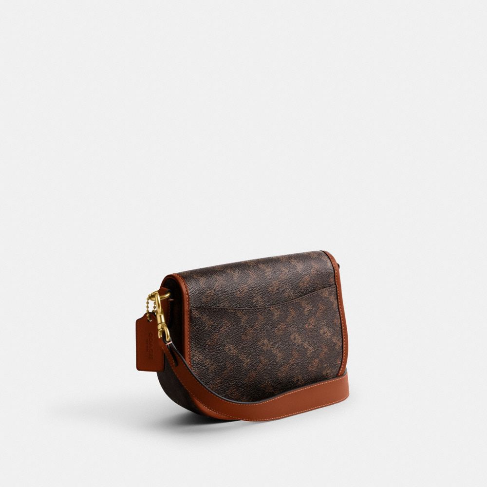 HARLEY 馬車主題圖案斜背手袋