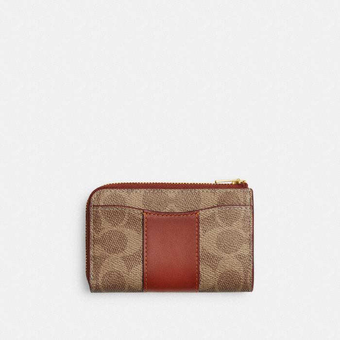 ESSENTIAL L-ZIP KEY CASE IN SIGNATURE CANVAS