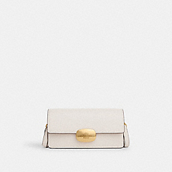 COACH CR526 Eliza Small Flap Crossbody GOLD/CHALK