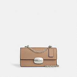 Eliza Flap Crossbody - CR529 - Silver/Taupe
