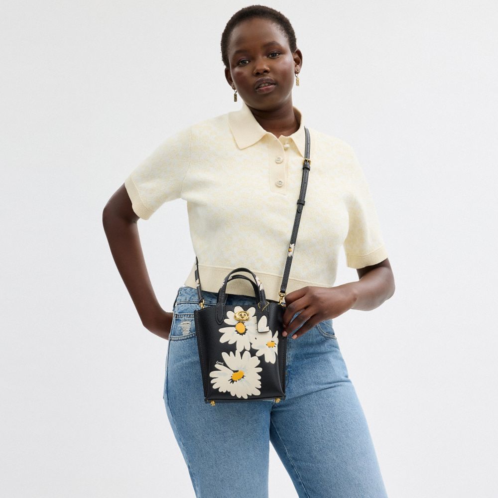 WILLOW 18 花卉印花托特手袋