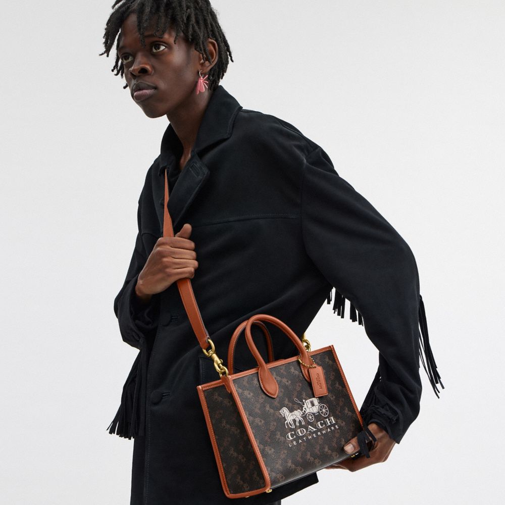 ACE  26 馬車主題圖案印花托特手袋