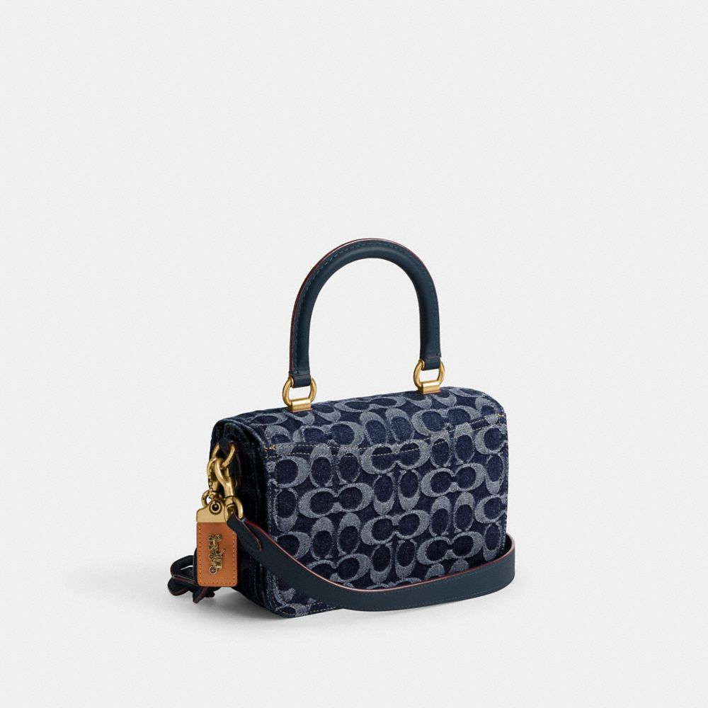 COACH Official Site Official page | ROGUE TOP HANDLE IN SIGNATURE 
