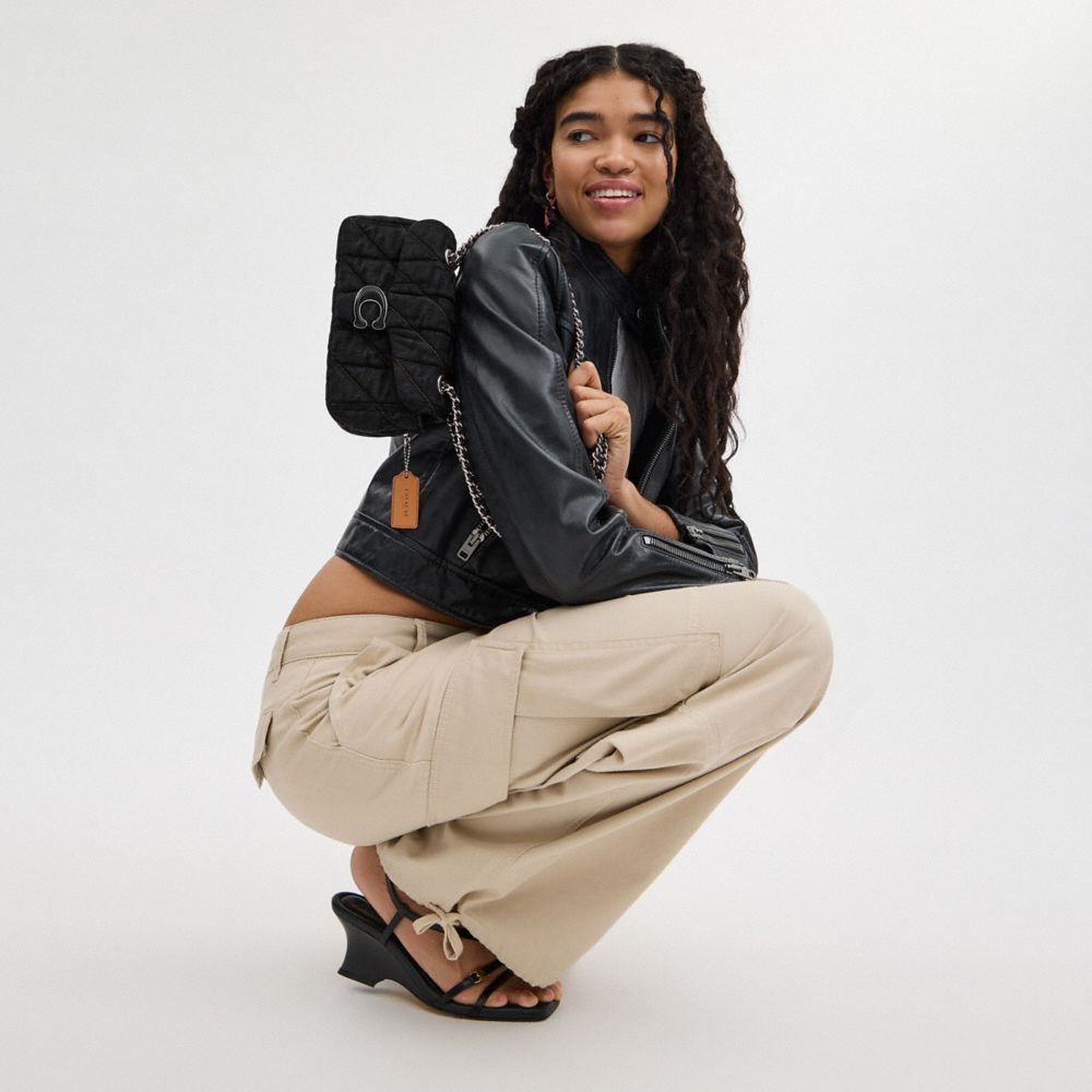 TABBY 20 絎縫單肩手袋