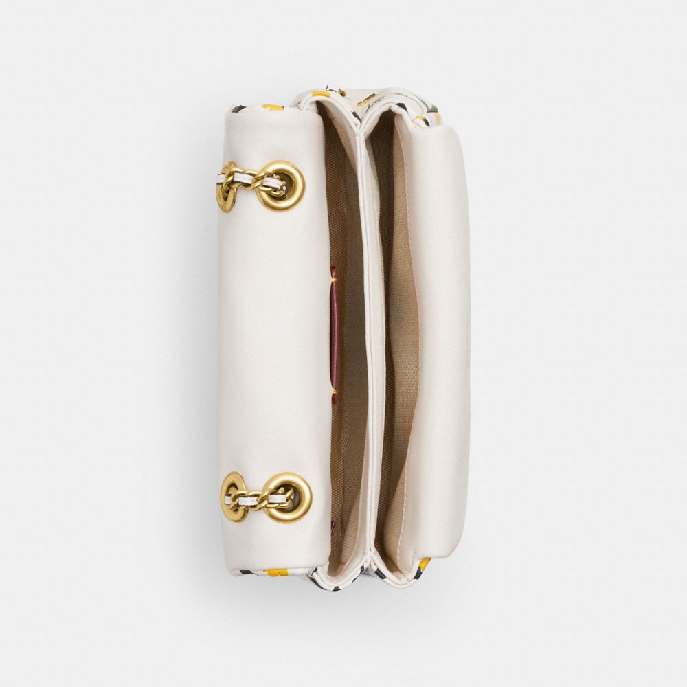 TABBY 20 絎縫花卉印花單肩手袋