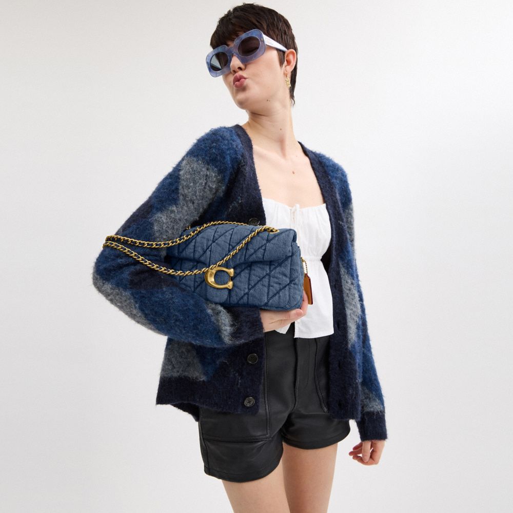 TABBY 26 絎縫單肩手袋