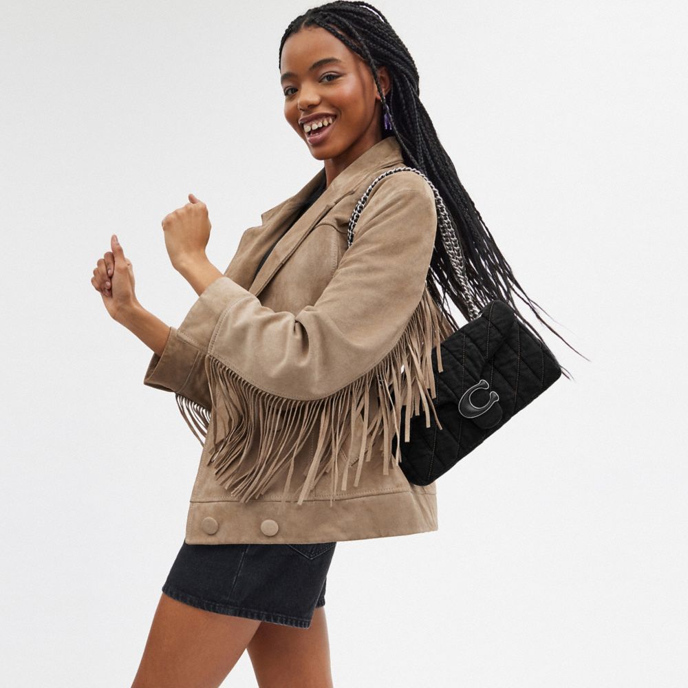 TABBY 26 絎縫單肩手袋