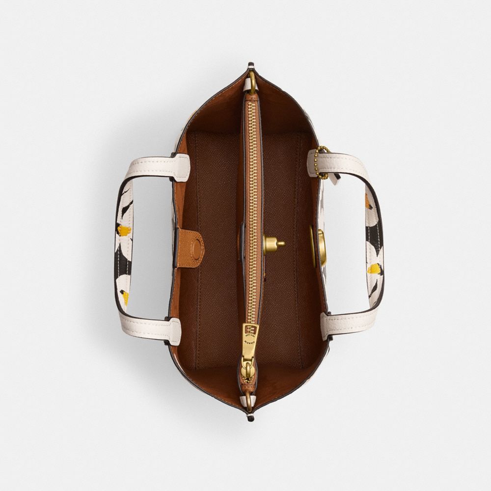 WILLOW 24 花卉印花托特手袋