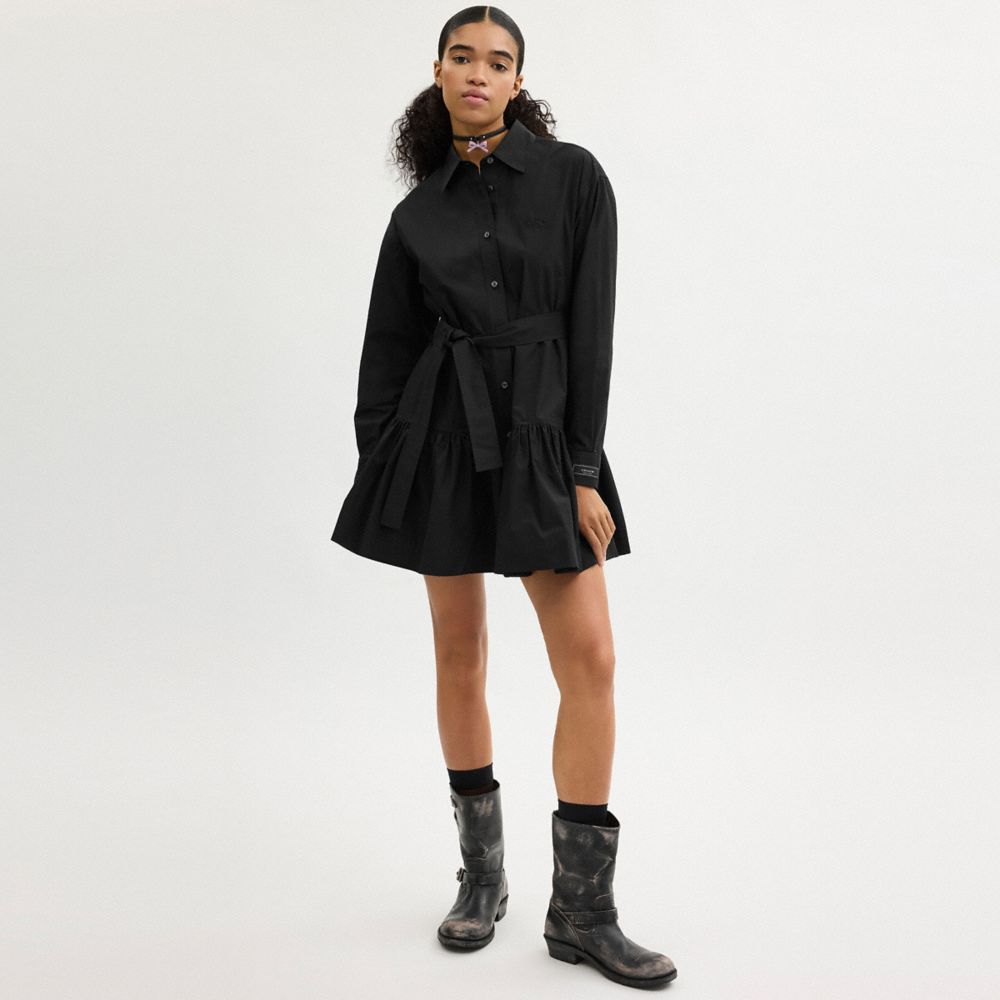 SHIRT DRESS IN ORGANIC COTTON