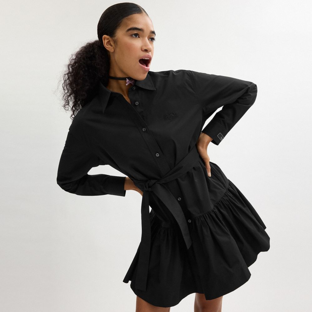 SHIRT DRESS IN ORGANIC COTTON
