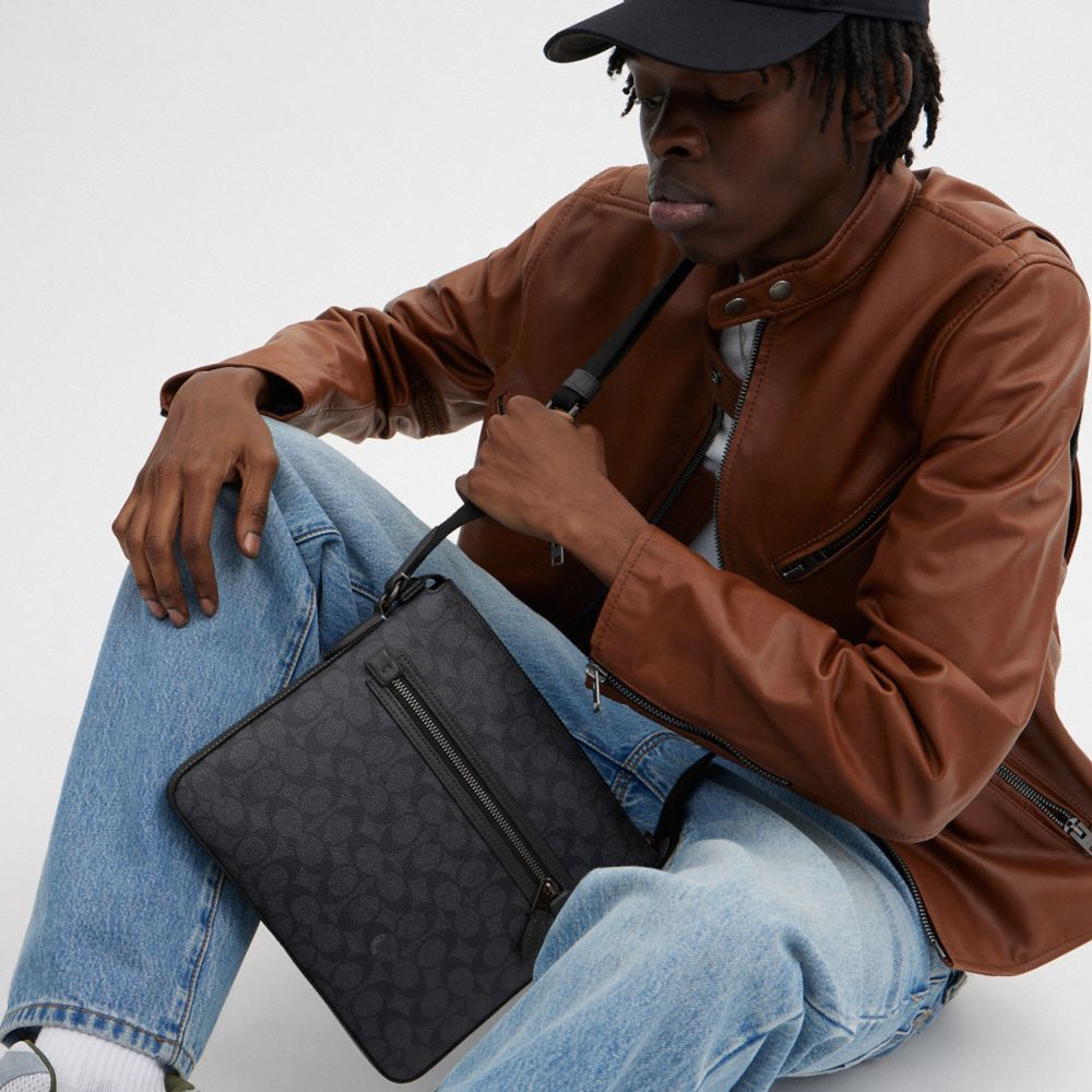 GOTHAM 經典 SIGNATURE 帆布公事包