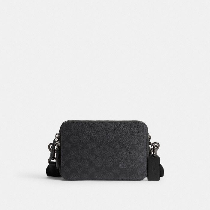 CHARTER CROSSBODY 19 IN SIGNATURE CANVAS